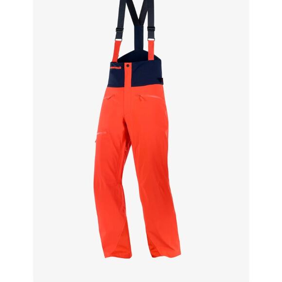 Salomon BRILLIANT SUSPENDERS Men's Pants Snow WaterProof Ski Pants 3XL - Picture 10 of 11